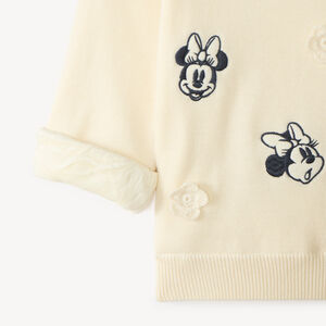 Μπουφάν oversized για μωρά κορίτσια με κέντημα Minnie Disney 