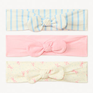 Σετ 3 κορδέλες με φιόγκο για κορίτσι 