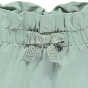 Φόρμα μονόχρωμη με φιόγκο για bebe κορίτσι 