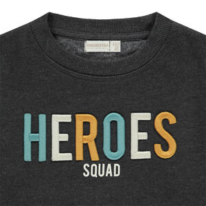 Φούτερ με κέντημα 3D για αγόρι 