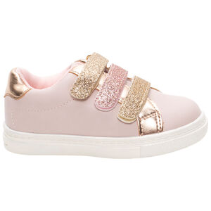 Αθλητικά παπούτσια χαμηλά με scratchs με glitter  