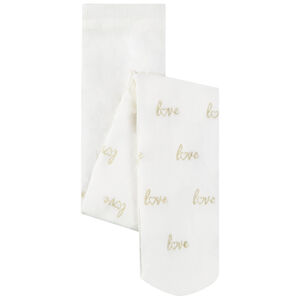 Collant fin imprimé love pour fille Main Collant fin imprimé love pour fille
