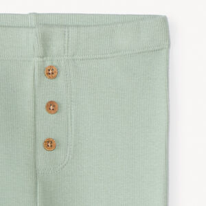 Κοντό παντελόνι ριγέ με κουμπιά για μωρό κορίτσι 