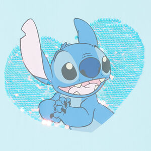 Μαγιό 1 τεμάχιο Stitch Disney με παγιέτες και άνοιγμα στην πλάτη για κορίτσι 