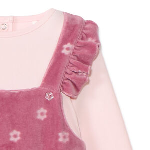 Φορμάκι bi-matière 2 σε 1 με λουλουδάτο σχέδιο για bebe κορίτσι 