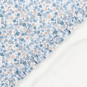 Σετ μπάνιου με κουκούλα + σφουγγάρι Tiny Flowers 