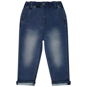 Τζιν μπαλόνι με μοτίβο τίγρη σε ανάγλυφο για bebe αγόρι 