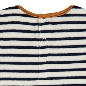 Πιτζάμα 2 τμχ. βελουτέ με κέντημα αρκούδα για μωρό αγόρι  Main Πιτζάμα 2 τμχ. βελουτέ με κέντημα αρκούδα για μωρό αγόρι