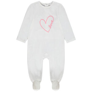 Dors-bien en velours print coeur pour bébé fille Main Dors-bien en velours print coeur pour bébé fille