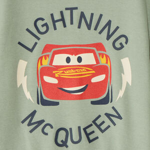 Λευκό φούτερ oversized Cars Disney-Pixar για μωρό αγόρι 