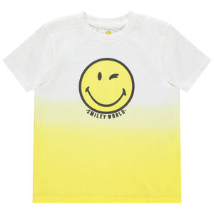 T-shirt effet ξεβαμμένο σχέδιο Smiley Main T-shirt effet ξεβαμμένο σχέδιο Smiley