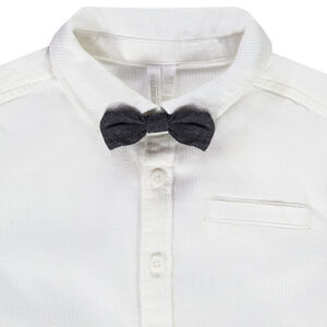 Πουκάμισο μακρυμάνικο με φιόγκο papillon για bebe αγόρι 