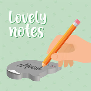 Bloc-notes adhésif Kitty 