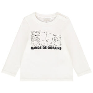 T-shirt μακρυμάνικο jersey με σχέδιο για bebe αγόρι Main T-shirt μακρυμάνικο jersey με σχέδιο για bebe αγόρι