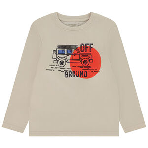 T-shirt μακρυμάνικο με φαντεζί σχέδιο για αγόρι 