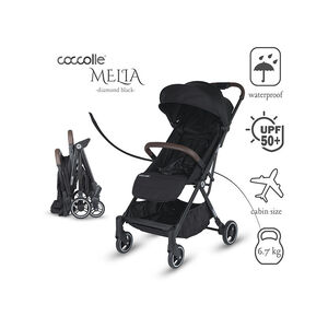 Καρότσι Με Αυτόματο Κλείσιμο Coccolle Melia/Diamond Black 