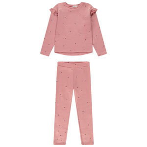 Σετ 2 τεμαχίων με σχέδιο καρδιές για κορίτσι 