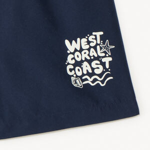 Δίχρωμο και εκτυπωμένο μαγιό για αγόρι 