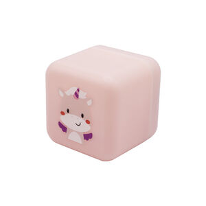 Veilleuse nomade 2 en 1 Cube B Lily la licorne rose 