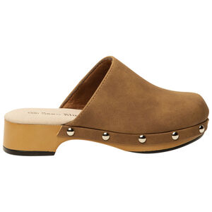 Σαμπό καφέ με καρφίτσες για κορίτσι 