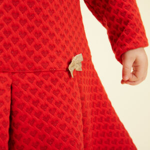 Ρόμπα πλεκτό jacquard για bebe κορίτσι 