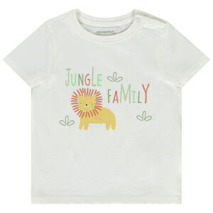 Κοντομάνικο μπλουζάκι με φαντεζί σχέδιο για bebe αγόρι 