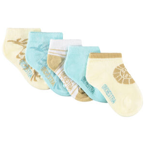 Lot de 5 paires de chaussettes courtes Palmiers pour bébé garçon 