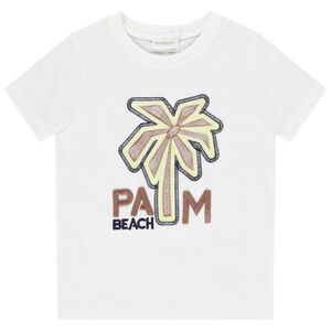 Κοντομάνικο μπλουζάκι jersey με κέντημα για αγόρι 