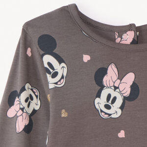 Μακρυμάνικο μπλουζάκι jersey με στάμπα Minnie Disney για μωρό κορίτσι 