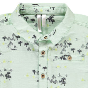 Σετ 2 τμχ. με πουκάμισο με σχέδιο για μωρό αγόρι  Main Σετ 2 τμχ. με πουκάμισο με σχέδιο για μωρό αγόρι