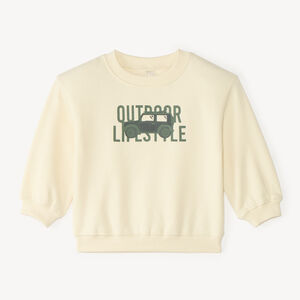 Φούτερ oversized για μωρά αγόρια με φανταστικά μοτίβα. 