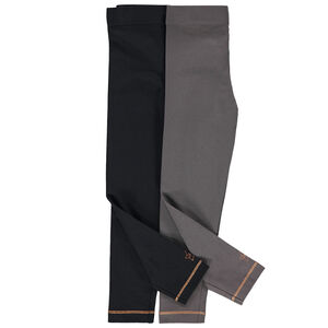 Σετ από 2 μονόχρωμα κολάν με ραφές για κορίτσια 