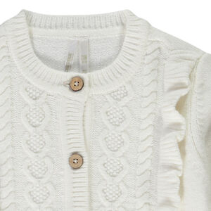 Ζακέτα πλεκτή φαντεζί για bebe κορίτσι 