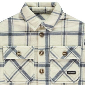 Πουκάμισο με τσέπη και καρό σχέδιο για αγόρι 