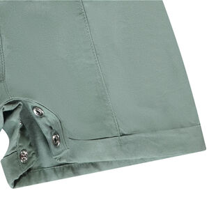 Κοντό combi φαντεζί με πλεκτή ζώνη για bebe κορίτσι 