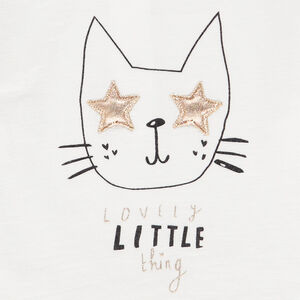 T-shirt μακρυμάνικο σχέδιο κύκνος  για bebe κορίτσι 