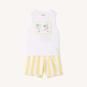 Σετ 2 τεμαχίων καλλιτεχνικό μπλουζάκι + σορτσάκι για μωρό αγόρι 