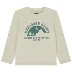 T-shirt μακρυμάνικο με φαντεζί σχέδιο για αγόρι 