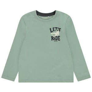 T-shirt μακρυμάνικο με εκτύπωση στην πλάτη για αγόρι 