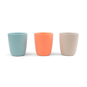 Ποτηράκια Σιλικόνης Σετ 3 Colour Mix DONE BY DEER 