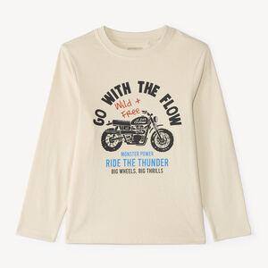 T-shirt à manches longues garçon avec imprimé fantaisie 