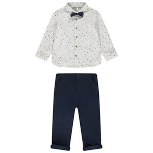 Σετ 2 τεμαχίων με παπιγιόν για bebe αγόρι 