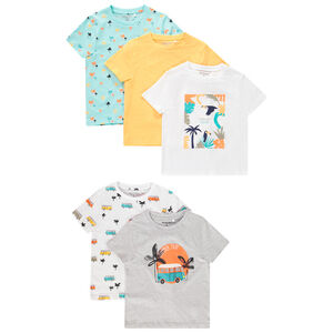 Σετ από 5 T-shirts κοντομάνικα για αγόρι Main Σετ από 5 T-shirts κοντομάνικα για αγόρι