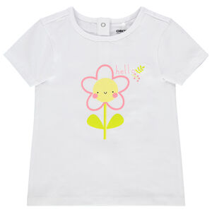 Μπλουζάκι κοντομάνικο από οργανικό βαμβάκι με τυπωμένο σχέδιο  