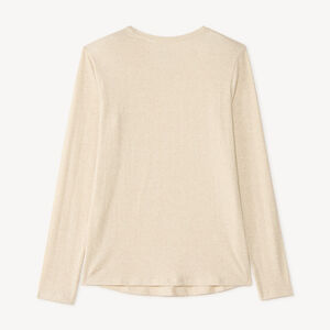 T-shirt de grossesse manches longues côtelé 