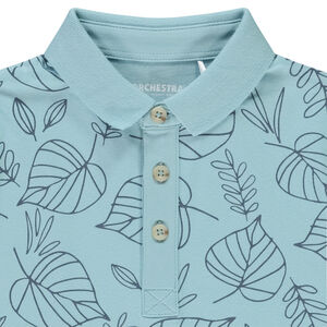 Πόλο κοντομάνικο με φαντεζί σχέδιο για αγόρι 