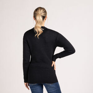 Πουλόβερ πλεκτό μονόχρωμο με κουμπιά bijoux για γυναίκες 