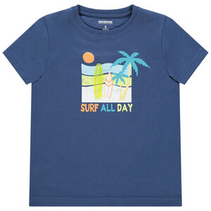 T-shirt κοντομάνικο με σχέδιο σε στυλ surf για αγόρι Main T-shirt κοντομάνικο με σχέδιο σε στυλ surf για αγόρι