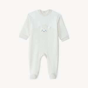 Διπλόχρωμο φορμάκι μωρού με επένδυση από σέρπα. 