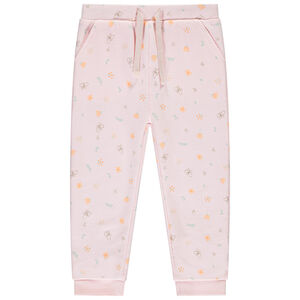 Φόρμα από molleton με εκτύπωση glitter για bebe κορίτσι  Main Φόρμα από molleton με εκτύπωση glitter για bebe κορίτσι